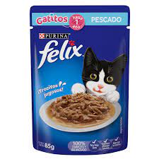 Gatitos Con Pescado Felix Classic Purina 85g